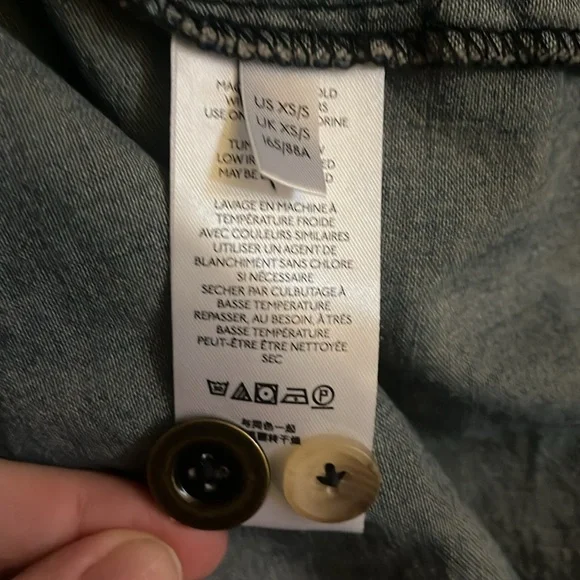 Anthropologie Denim jacket, size XS/S - Picture 14 of 16